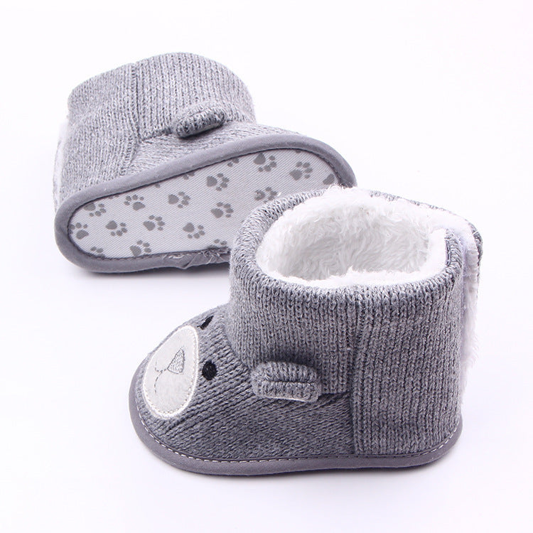 Cherub's CozyBear Knit Booties 🧸