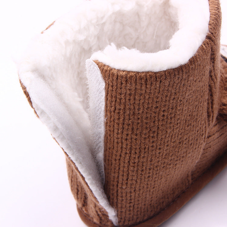 Cherub's CozyBear Knit Booties 🧸