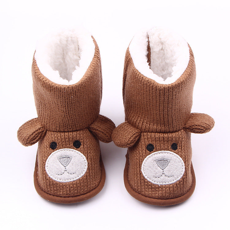 Cherub's CozyBear Knit Booties 🧸