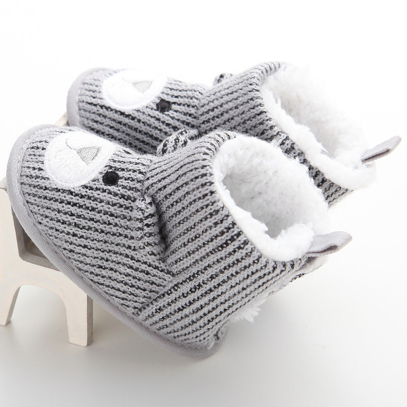 Cherub's CozyBear Knit Booties 🧸