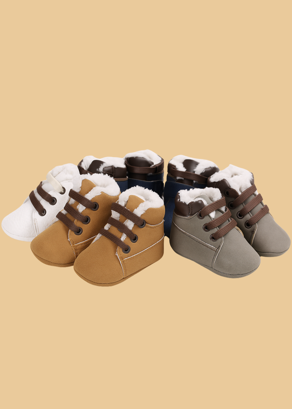 Cherub’s CozyStep Fleece-Lined Baby Boots 👟❄️