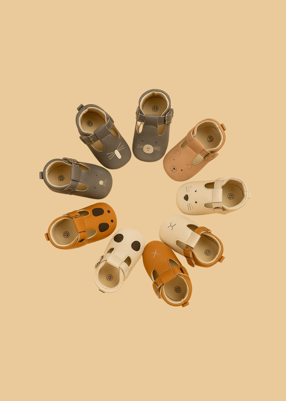 Cherub’s Animal Pals Soft Sole Baby Shoes 🐾