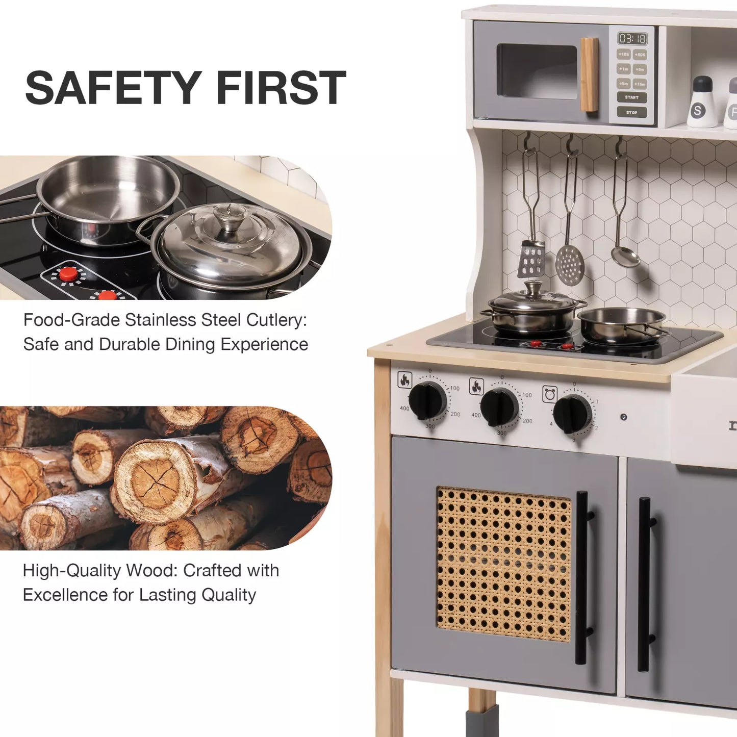 Cherub's Wooden Chef’s Kitchen Set
