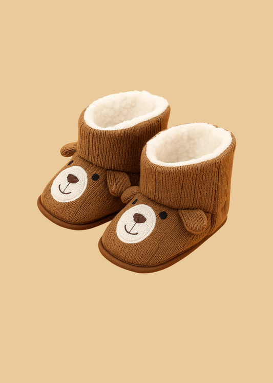 Cherub's CozyBear Knit Booties 🧸